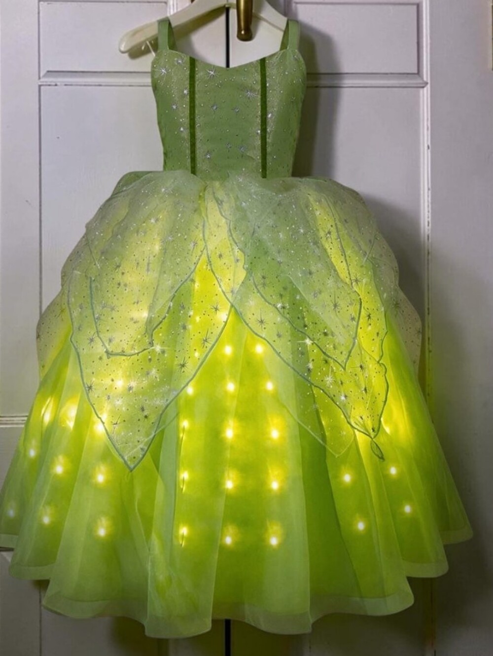 Girls LED Tinkerbell Inspired Dress, New